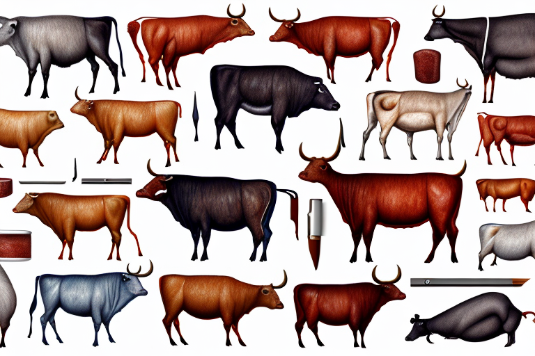 A variety of beef cuts suitable for stewing