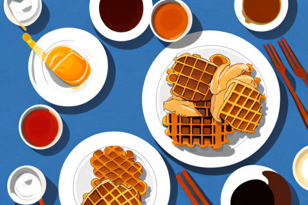 How did chicken and waffles become a popular dish?