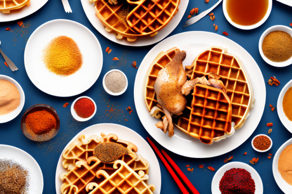 Can you make chicken and waffles with a different type of seasoning for the chicken?