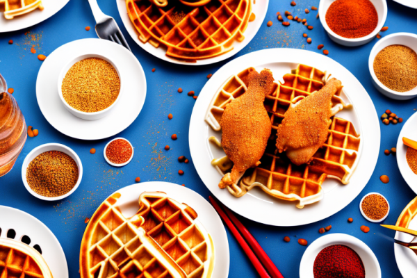 Can you make chicken and waffles with a different type of seasoning for the waffles?