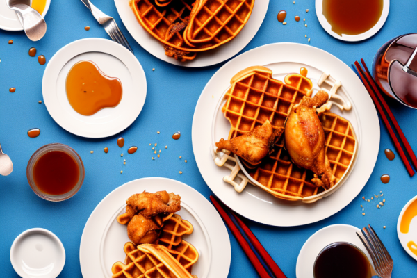 Can you make chicken and waffles with a different type of syrup presentation?