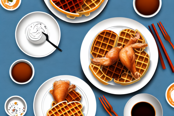 Are there any historical documents or recipes mentioning chicken and waffles?