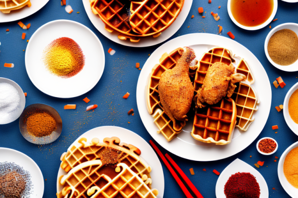 Can you make chicken and waffles with a different type of seasoning for the batter?