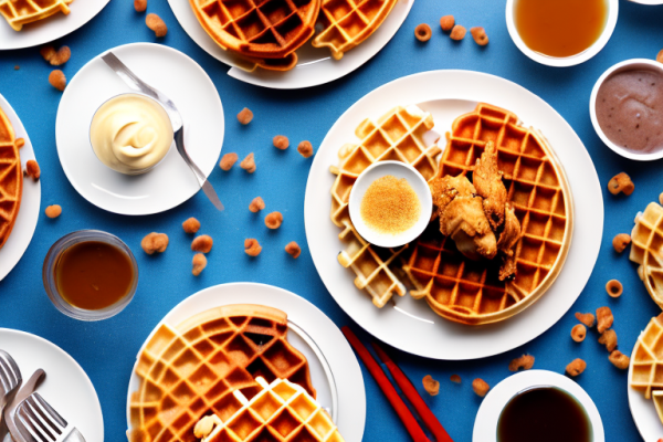 Can you make chicken and waffles with a different type of waffle batter consistency?