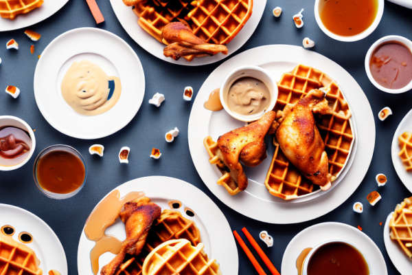 Can you make chicken and waffles with bone-in chicken quarters?