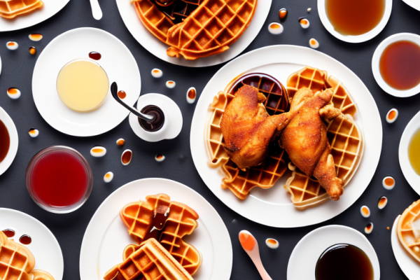 Can you make chicken and waffles with a different type of syrup viscosity?