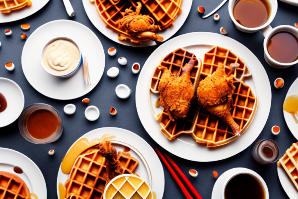 Are there any famous food documentaries that explore the history of chicken and waffles?