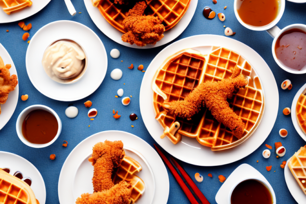 Can you make chicken and waffles with a different type of chicken breading technique?