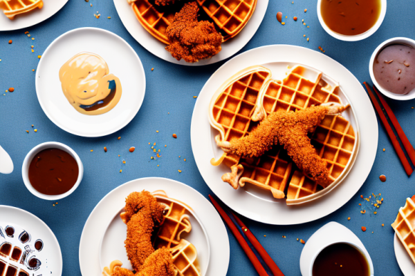 Can you make chicken and waffles with a different type of breading method for the chicken?
