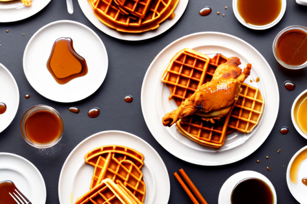 Are there any popular food tours that include chicken and waffles tastings?