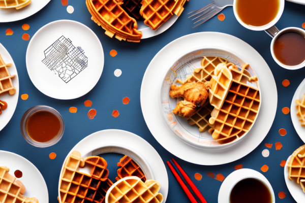 Are there any famous food critics who have ranked the best chicken and waffles in different cities?