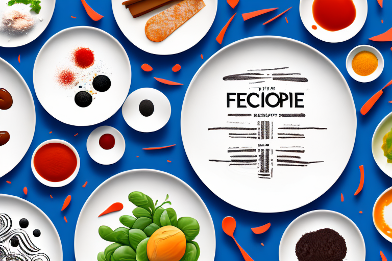 A plate of food with ingredients that represent the recipe from tf1 at 13h today