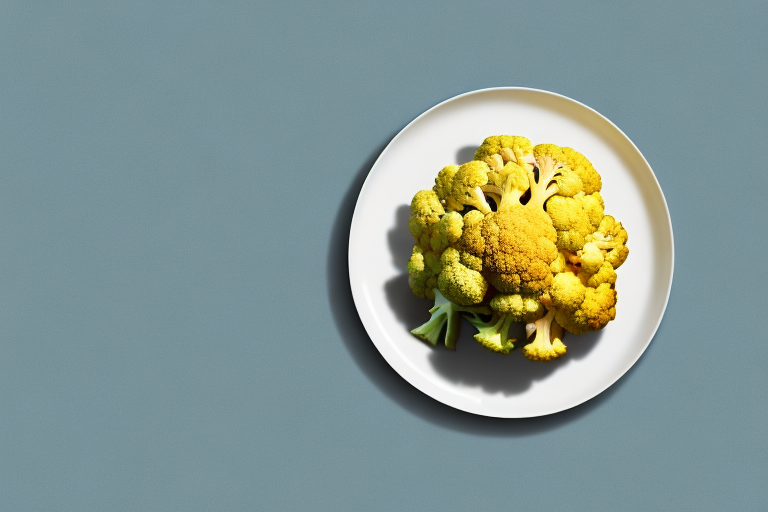 A plate of delicious indian-style cauliflower