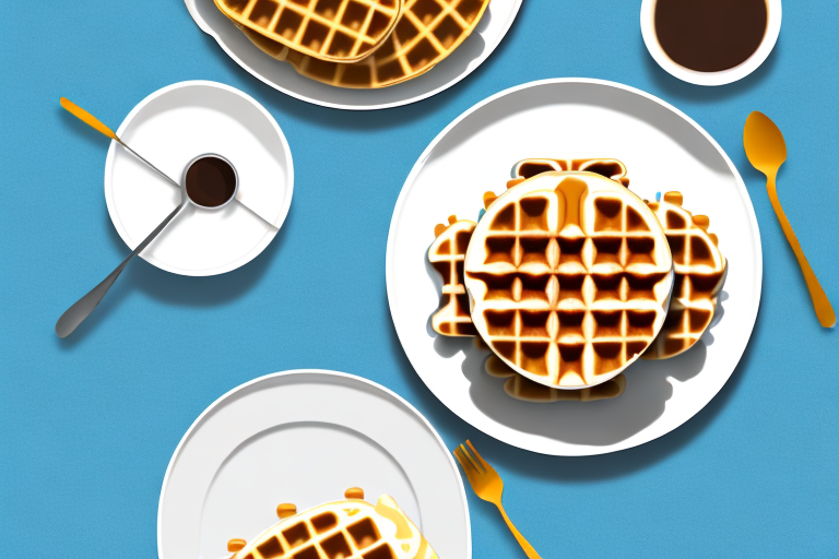 A plate of delicious-looking dairy-free waffles