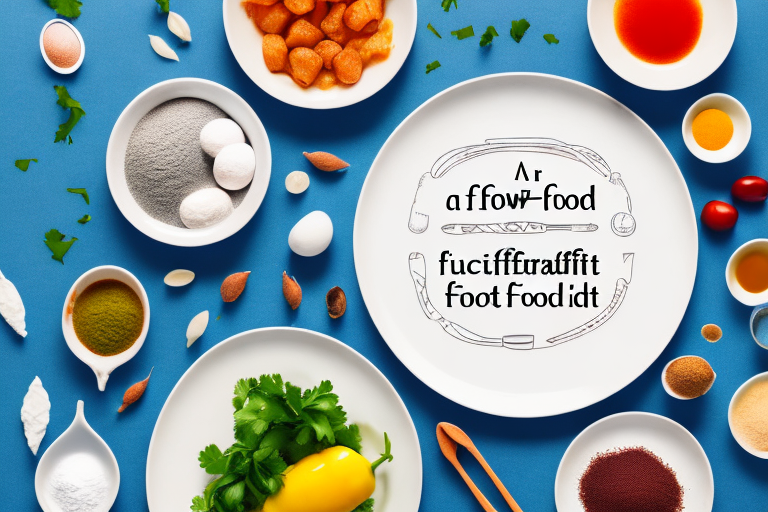 A plate of food with a variety of ingredients suitable for a low-fodmap diet