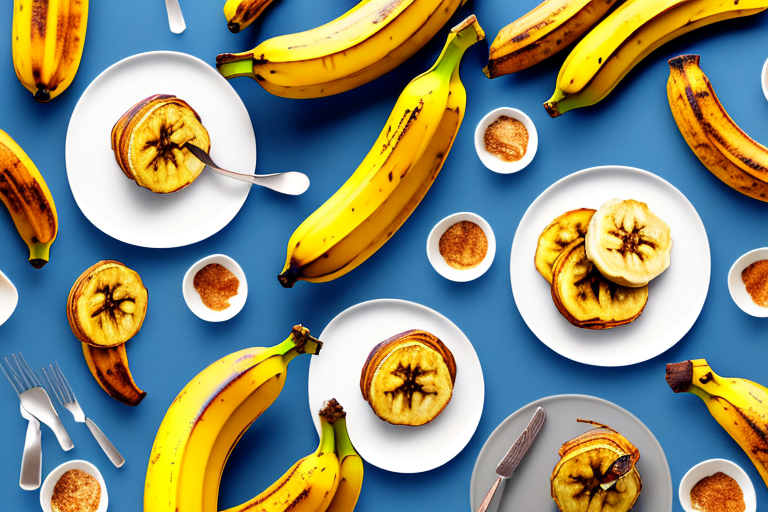 A plate of delicious oven-baked banana plantain recipes