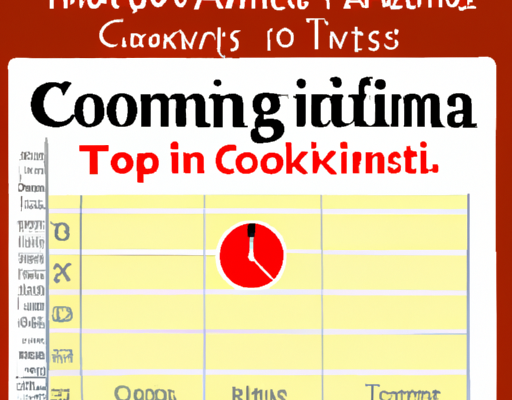 Gourmia Cooking Chart: Learn the Perfect Cooking Times and Temperatures